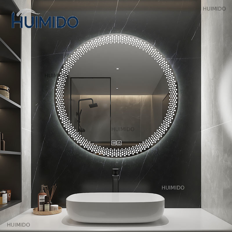 Bathroom Mirror Led - مرآة حمام قابلة للتعديل، مرآة ذكية