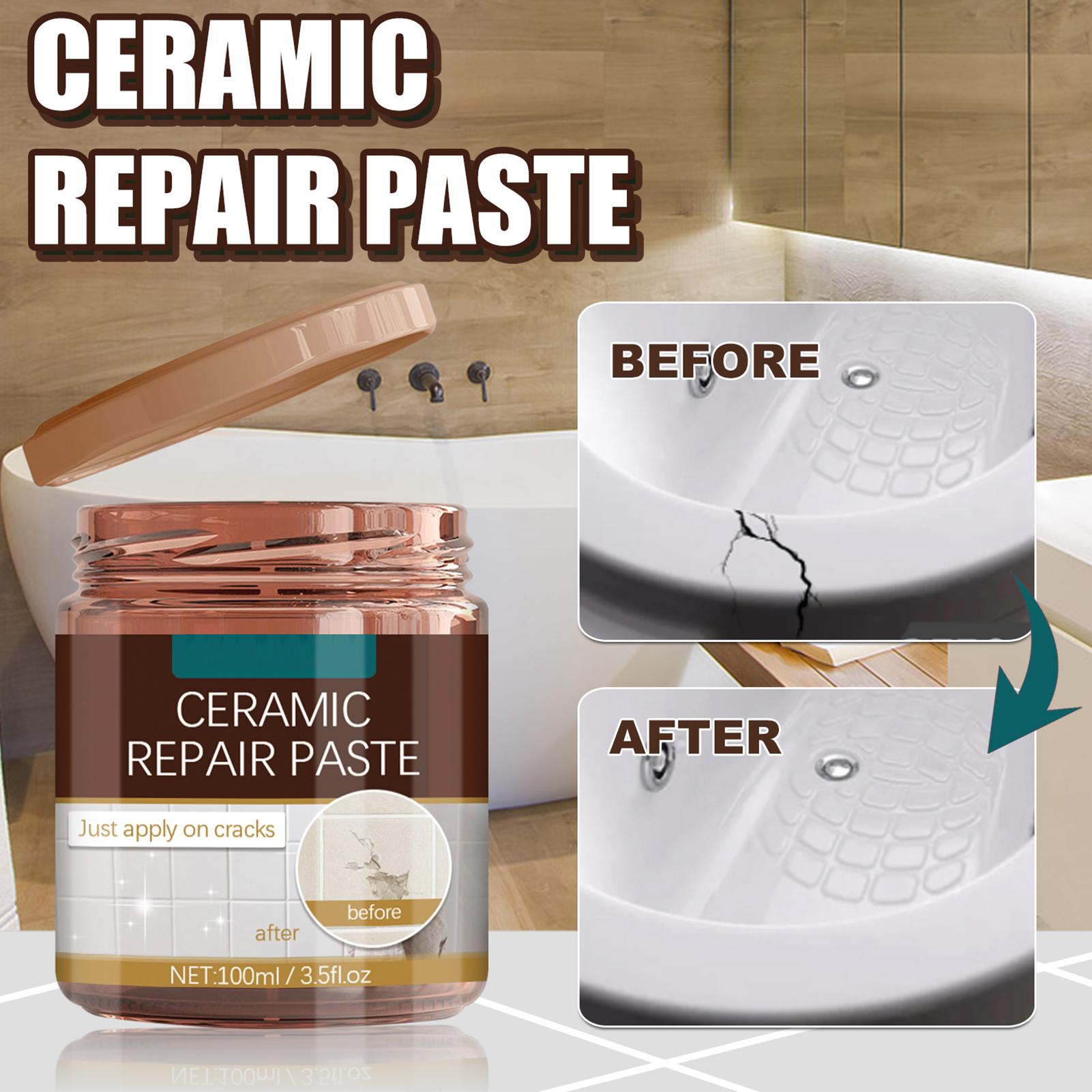 Home Bathroom Repair - طقم معجون إصلاح شقوق حوض الاستحمام،