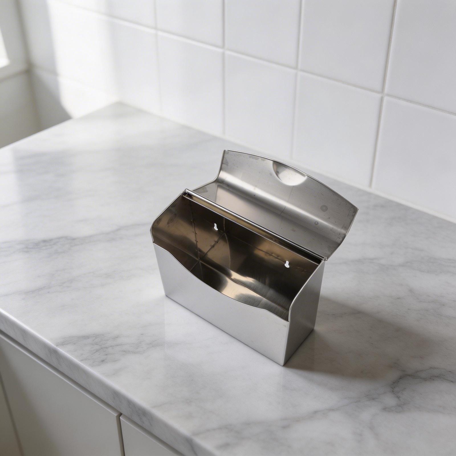 Home Bathroom Fittings - حاوية نفايات الفوط الصحية من الفولاذ
