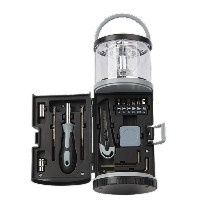 Home Bathroom Repair - فانوس تخييم مع مجموعة أدوات يدوية،