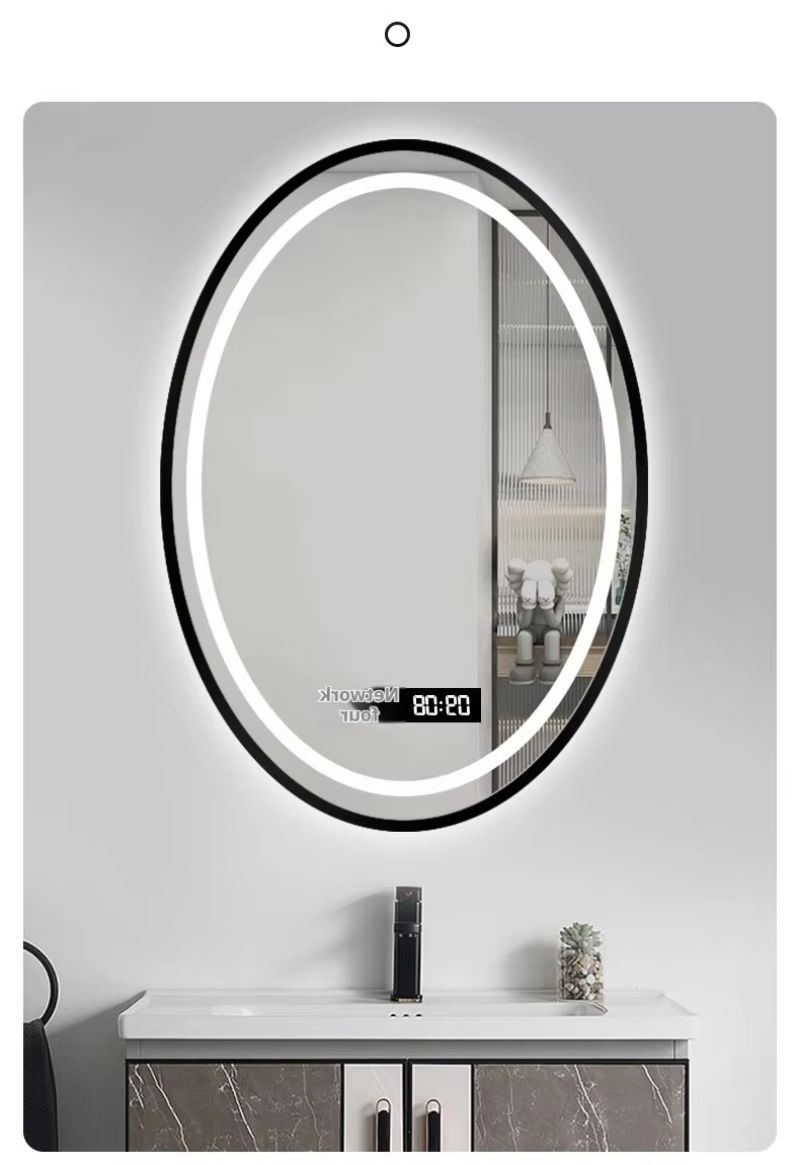 Bathroom Mirror Led - مرآة حمام LED بيضاوية الشكل 16×24