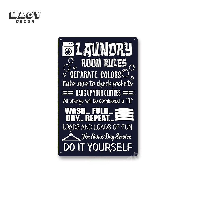 لافتة معدنية بتصميم شعار، ديكو - مراجعة Home Bathroom Signs وسعره