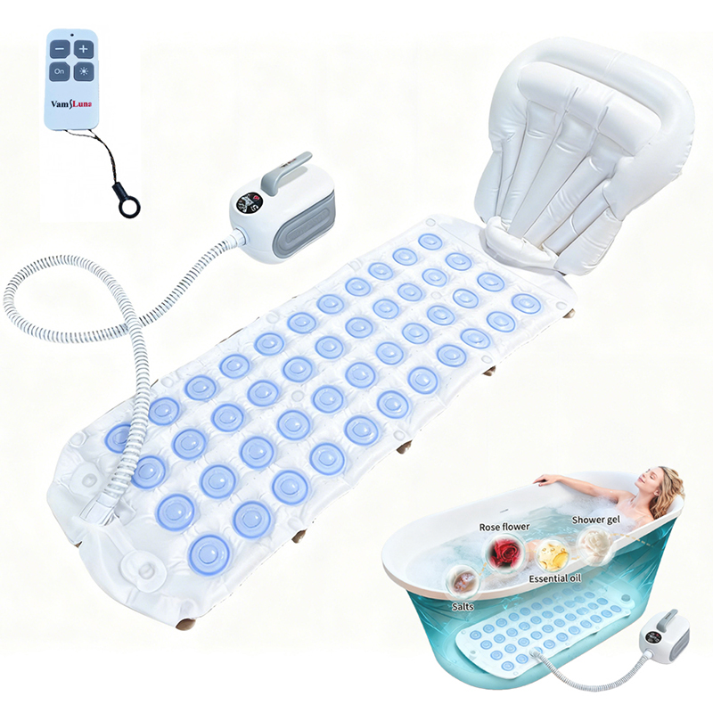 مدلك حمام فقاعات السبا، وسادة  - مراجعة Bathtub Pillow Inflatable وسعره