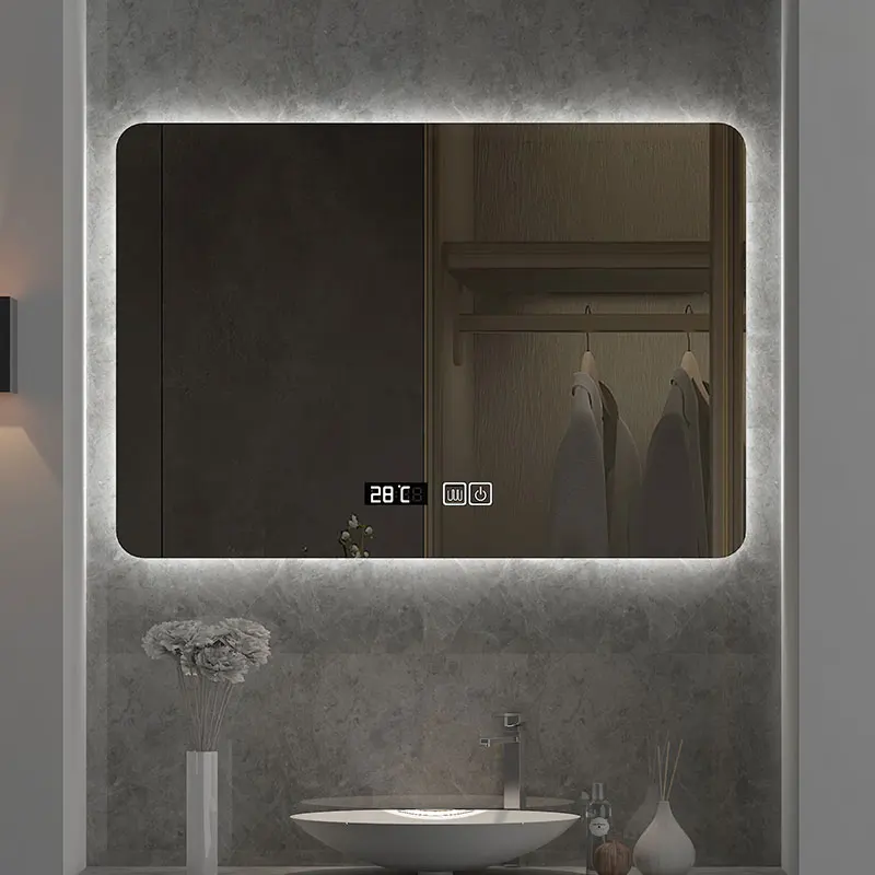 مرآة حمام LED مربعة 24×32 بوصة - مراجعة Bathroom Mirror Led وسعره