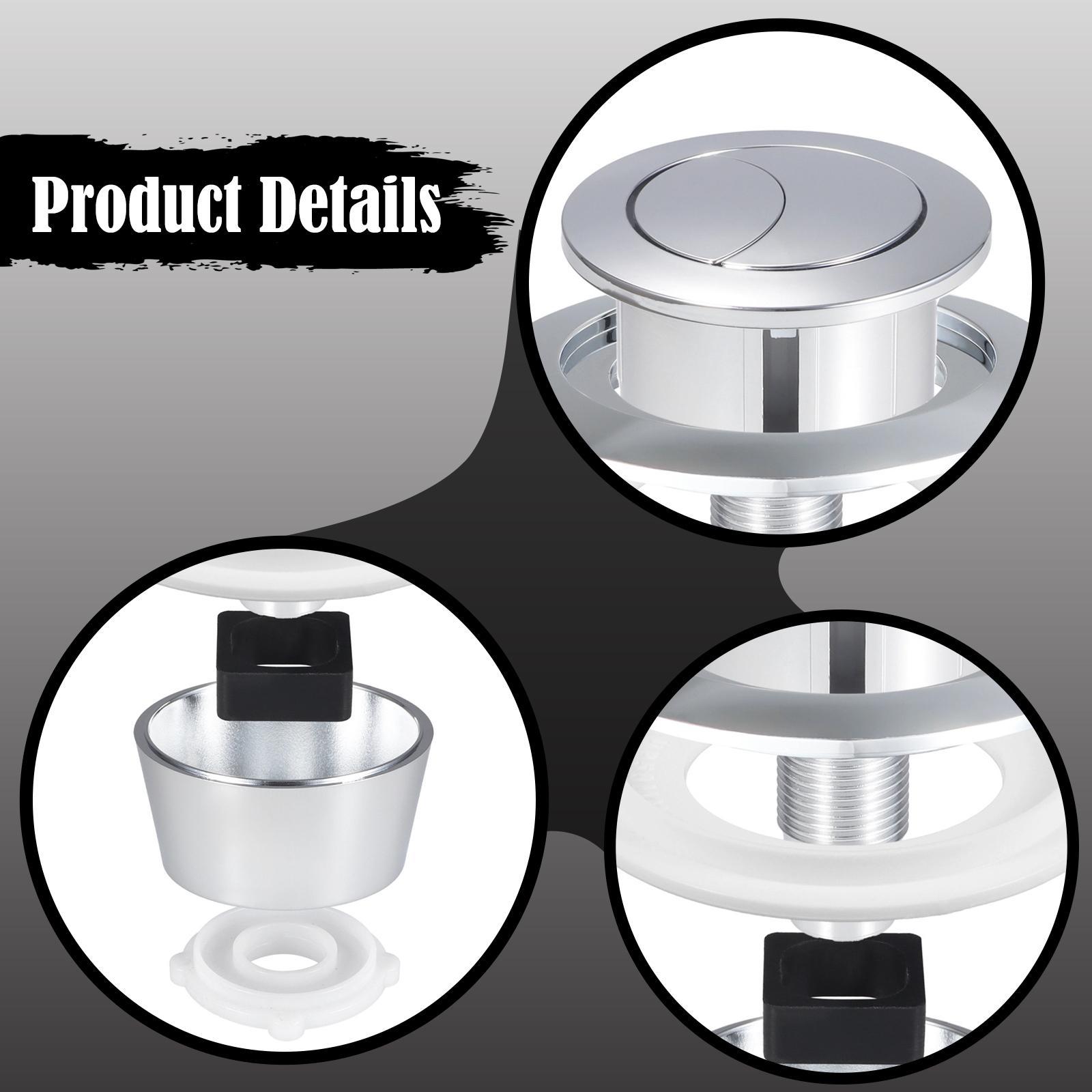 صمامات تدفق المرحاض، زر دفع مز - مراجعة Home Bathroom Fittings وسعره