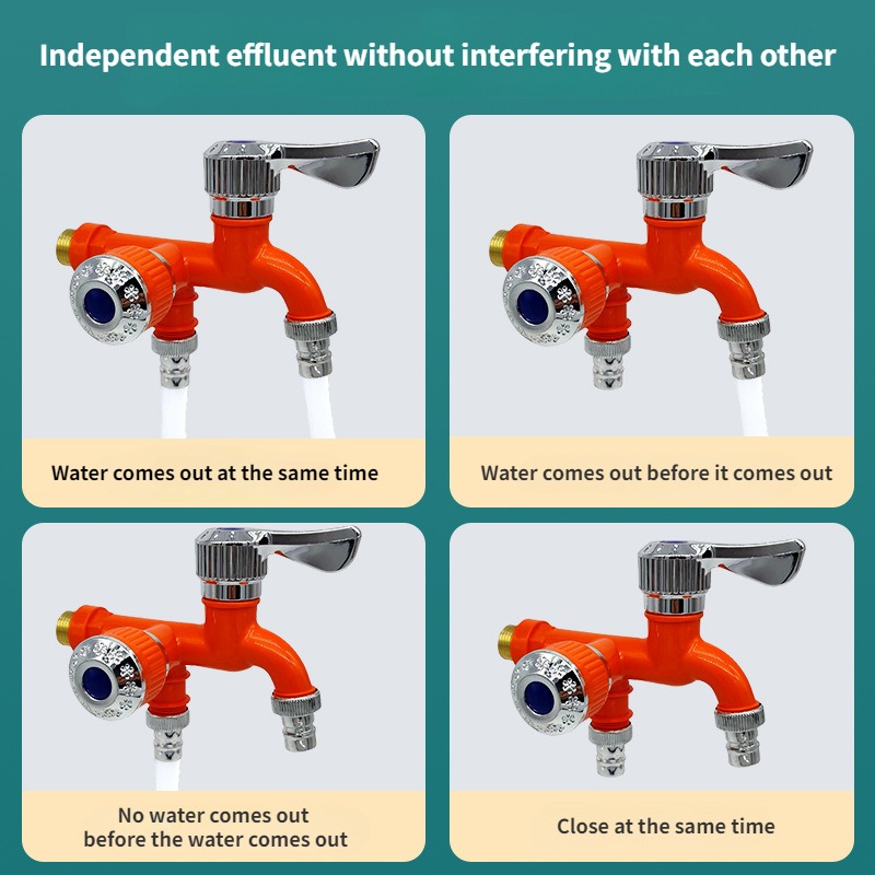 صنبور تحكم مزدوج بمنفذ مزدوج ، - مراجعة Home Bathroom Fittings وسعره