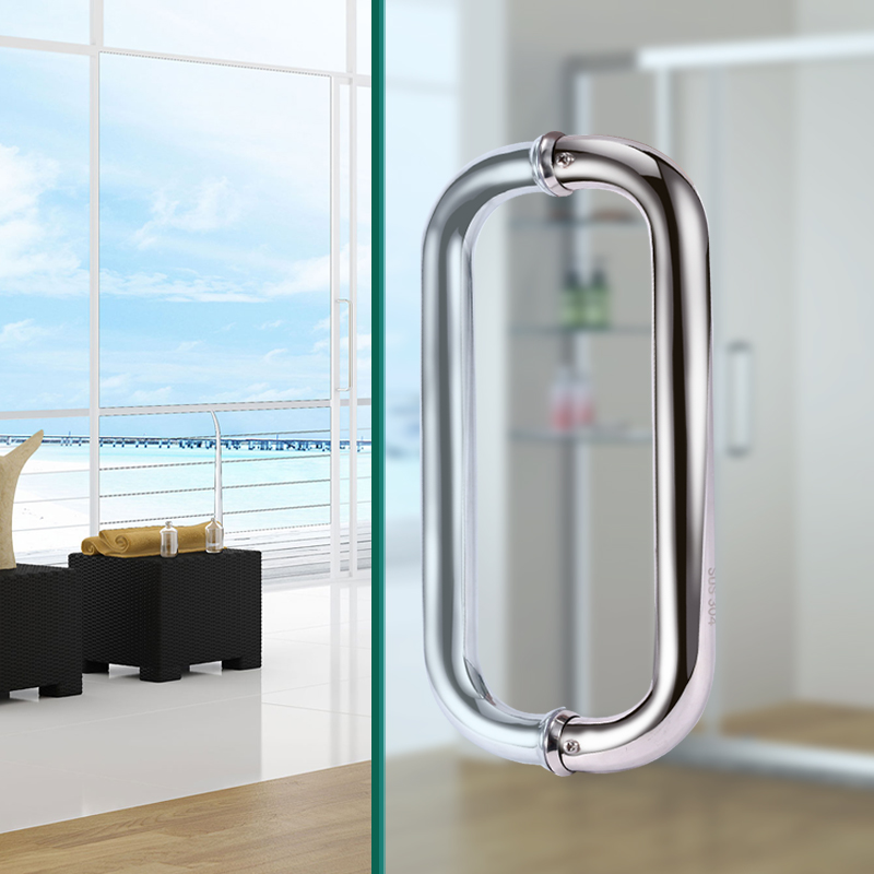 زوج من مقابض الأبواب الزجاجية  - مراجعة Home Bathroom Repair وسعره