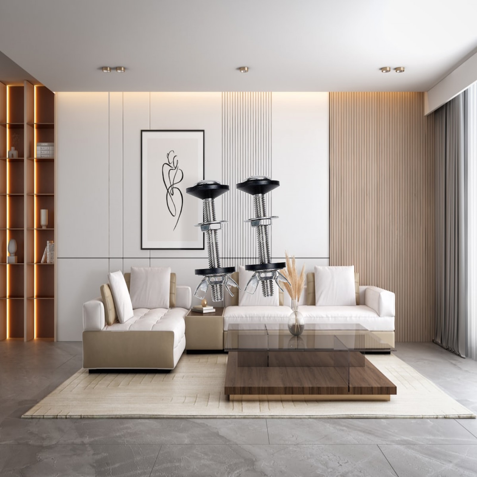طقم براغي وصواميل لخزان المرحا - مراجعة Home Bathroom Fittings وسعره