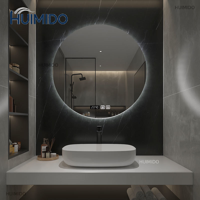 مرآة حمام دائرية بقطر 70 سم، م - مراجعة Bathroom Mirror Led وسعره