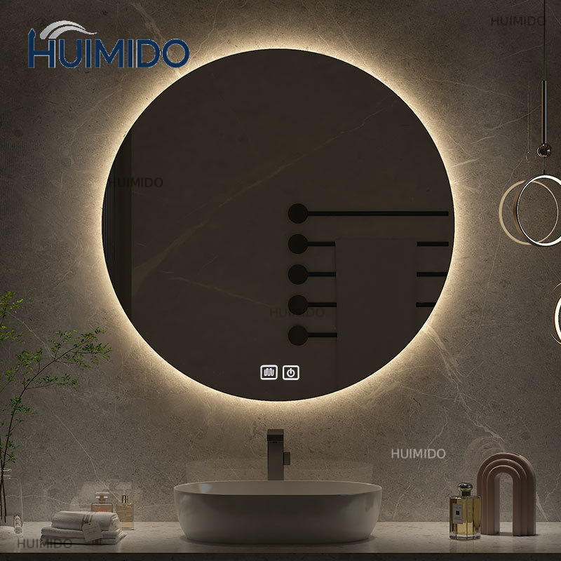 مرآة حمام دائرية بقطر 70 سم، م - مراجعة Bathroom Mirror Led وسعره