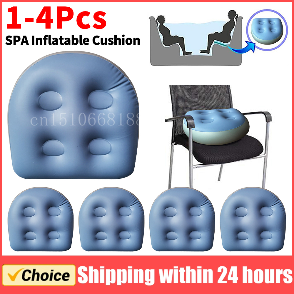 1-4 قطعة سبا نفخ وسادة حوض مكا - مراجعة Bathtub Pillow Inflatable وسعره