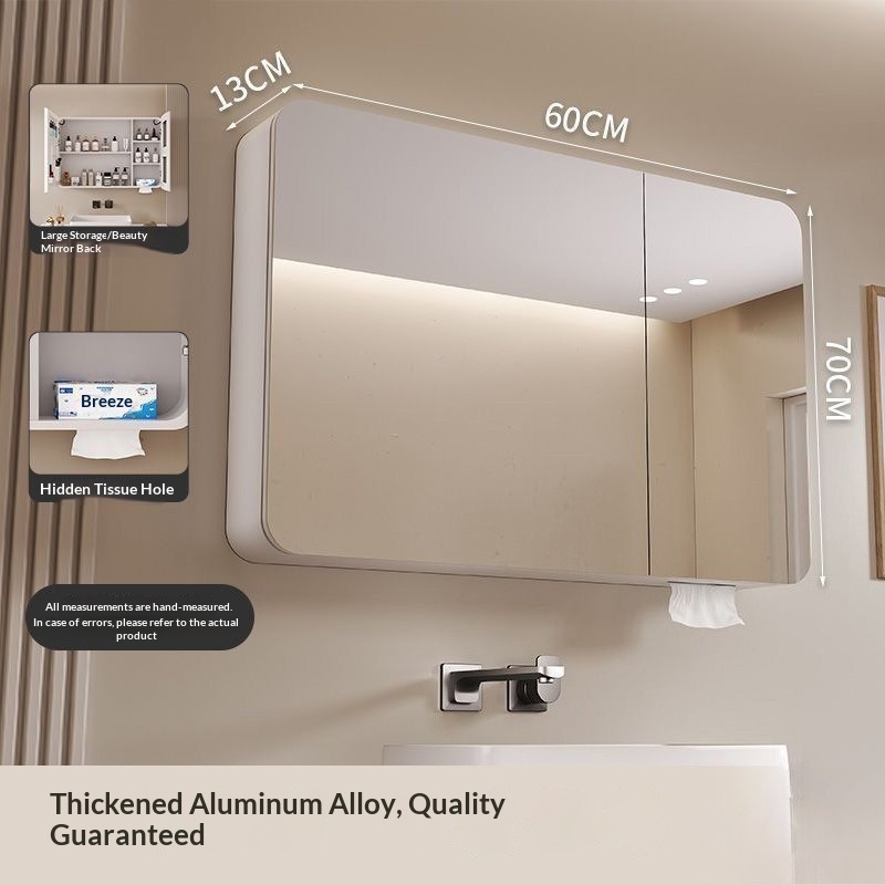 مرآة حمام ذكية LED مثبتة على ا - مراجعة Bathroom Mirror Led وسعره