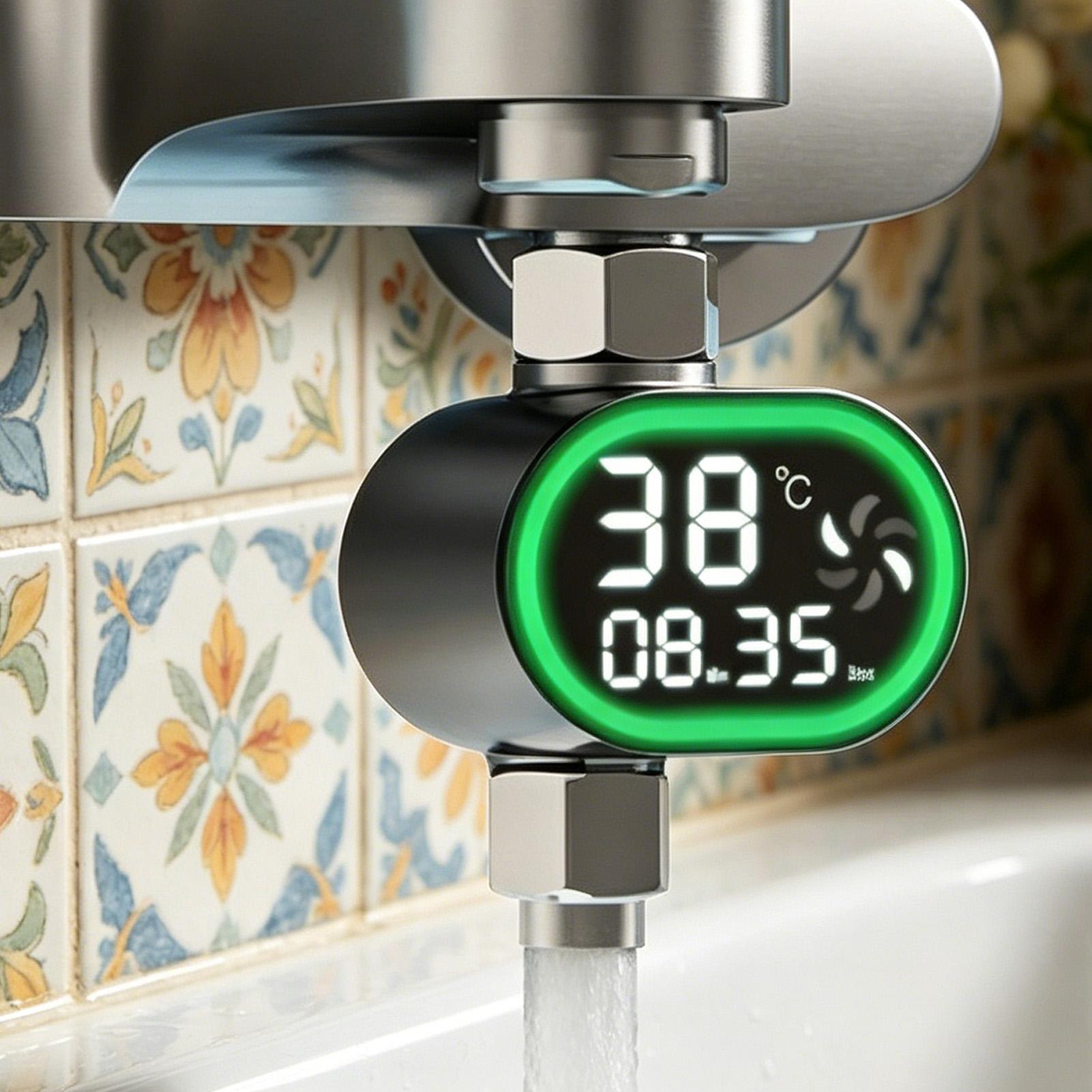مقياس حرارة الماء للحمام بشاشة - مراجعة Home Bathroom Fittings وسعره