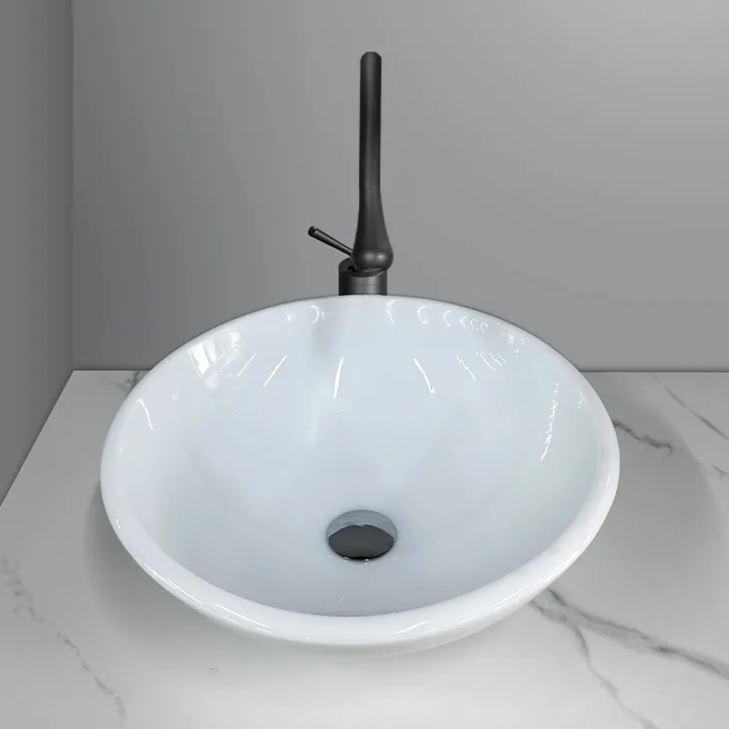 حوض حمام دائري حديث من الحجر ا - مراجعة Home Bathroom Design Simple وسعره