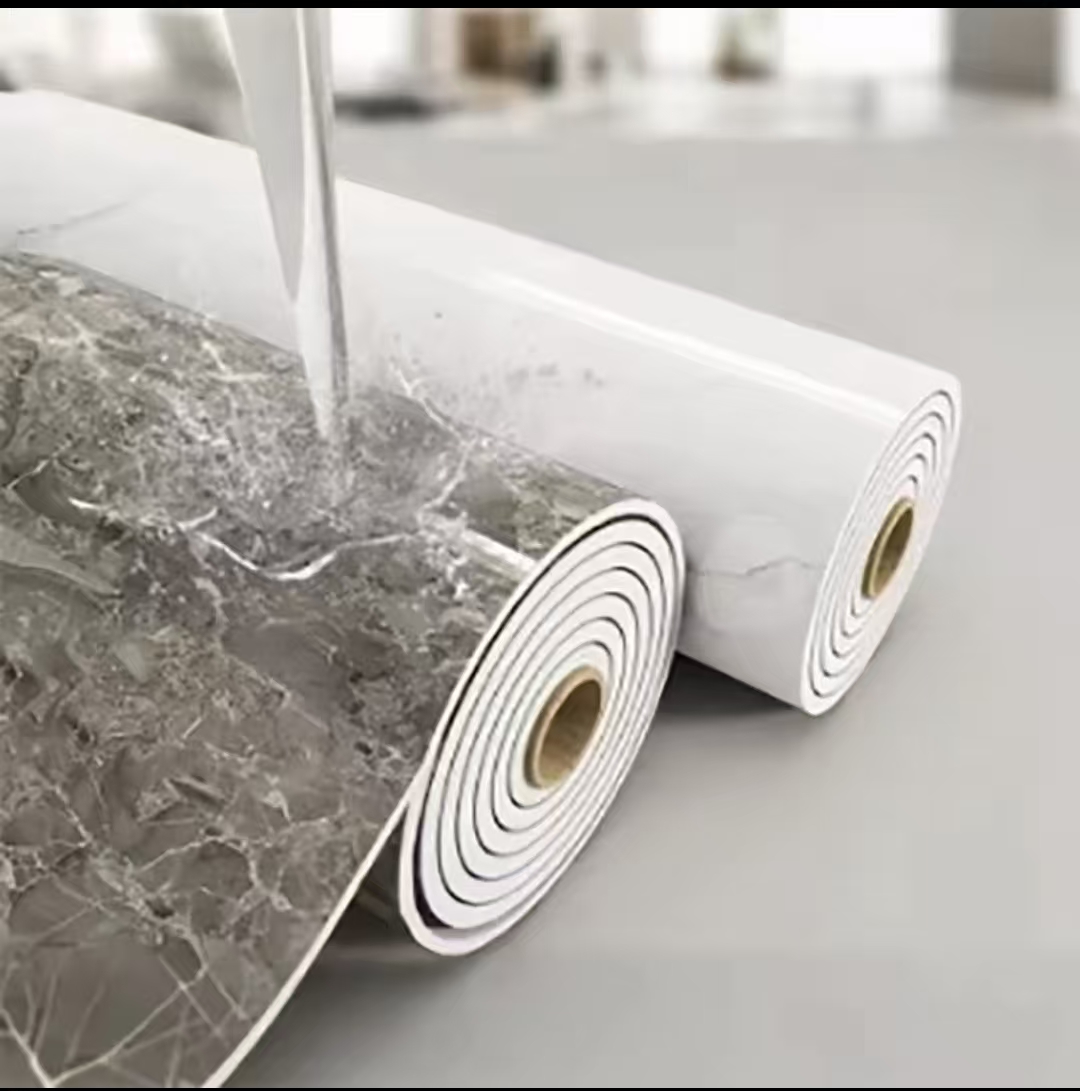ملصق بلاط سميك ذاتي اللصق من ا - مراجعة Home Bathroom Floor Tiles وسعره
