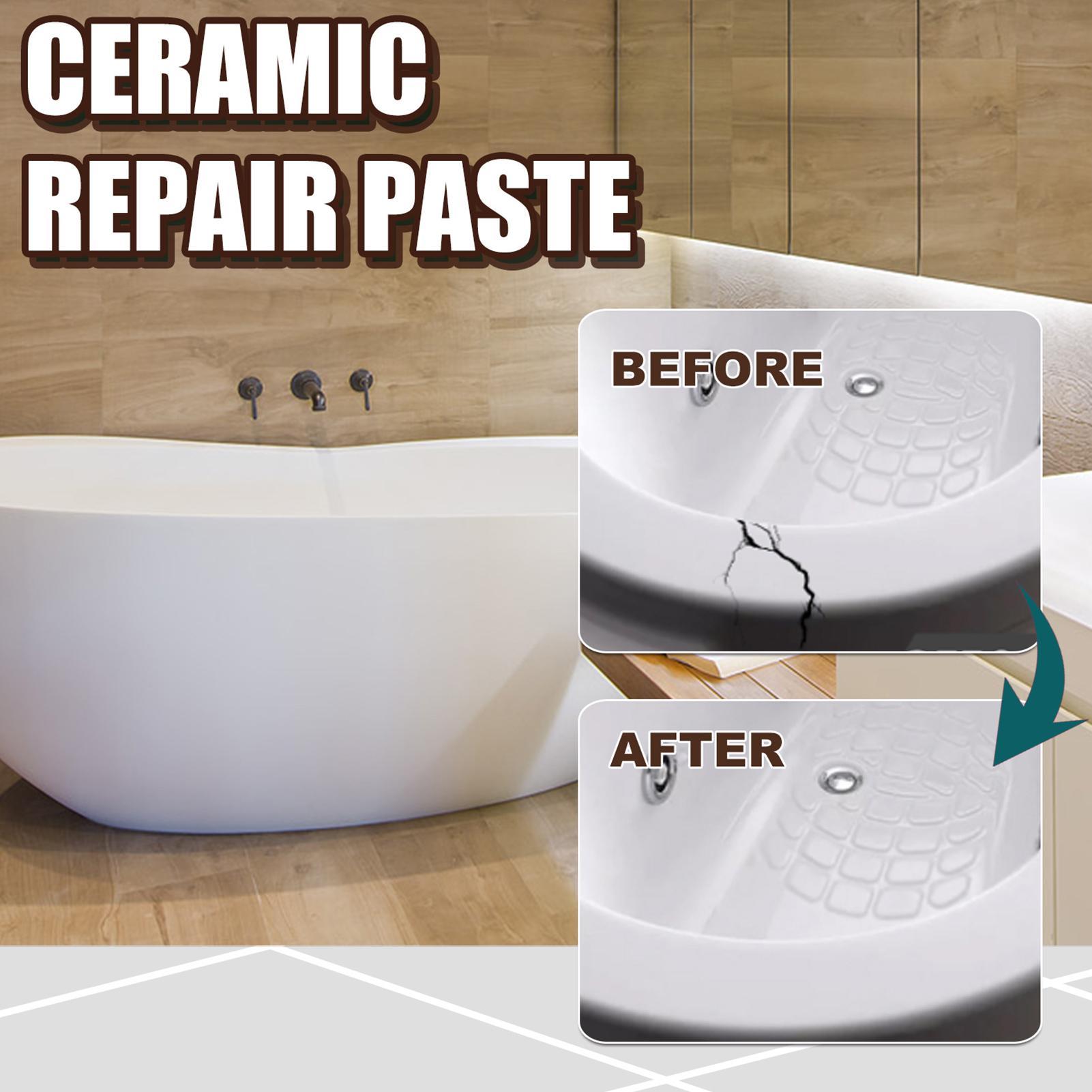 طقم معجون إصلاح شقوق حوض الاست - مراجعة Home Bathroom Repair وسعره