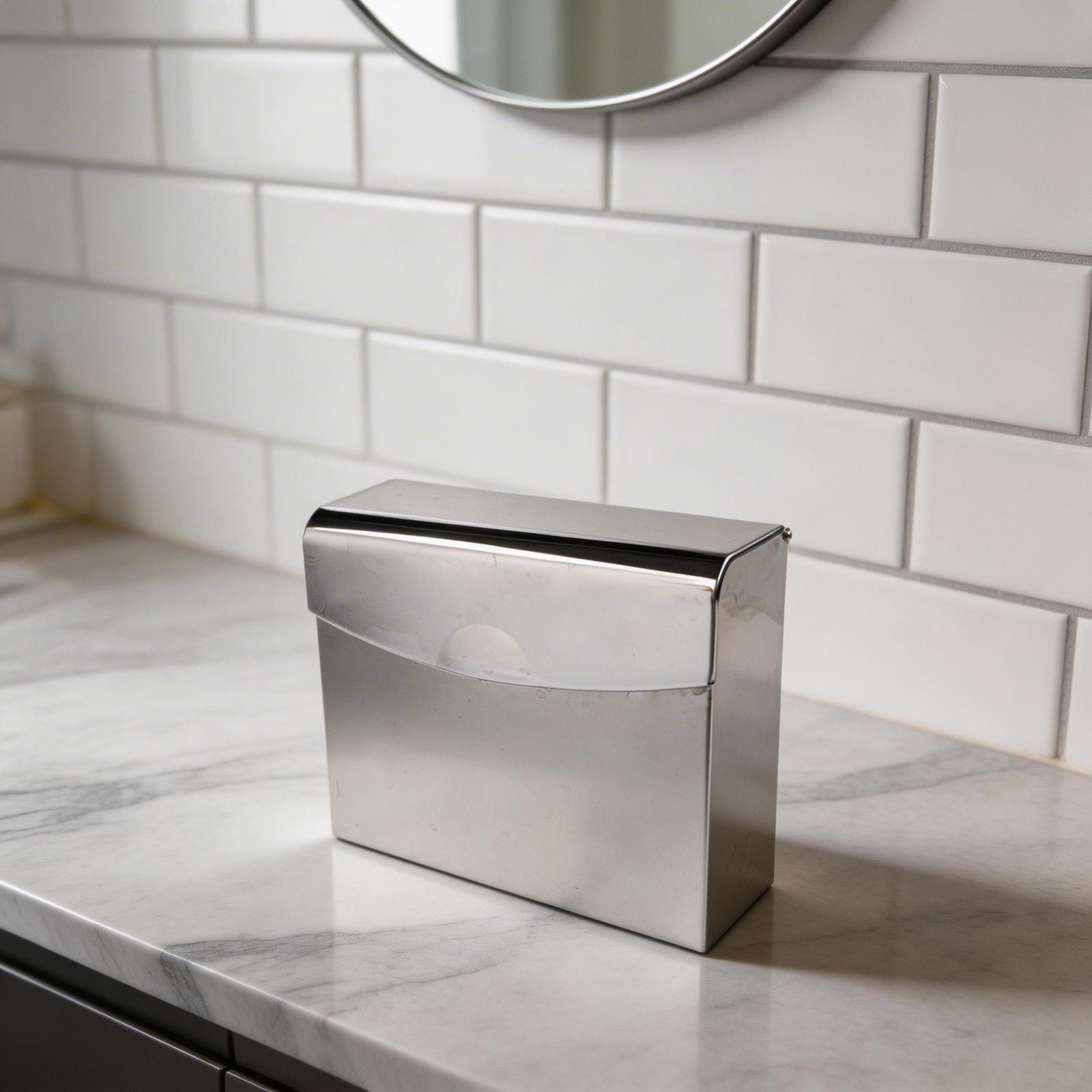 حاوية نفايات الفوط الصحية من ا - مراجعة Home Bathroom Fittings وسعره