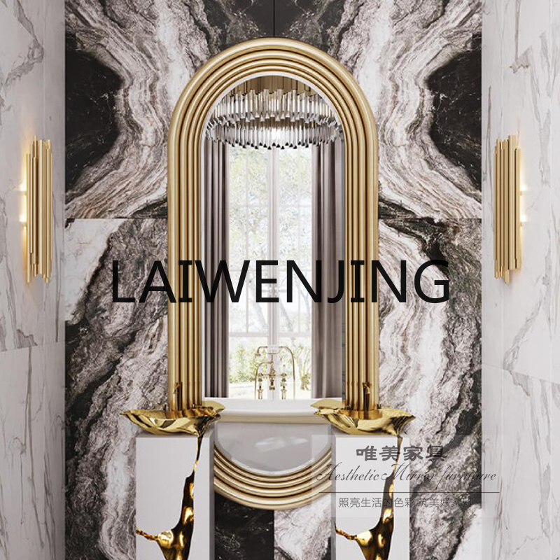 مرآة حائط YS6 بسيطة وعصرية للج - مراجعة Home Bathroom Fittings وسعره