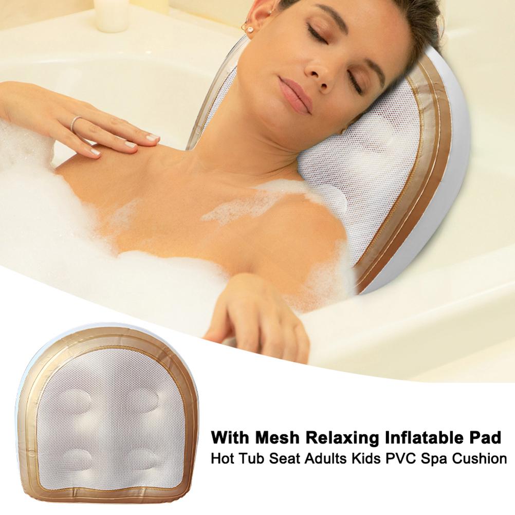 سبا وسادة حمام الوسائد بانيو س - مراجعة Bathtub Pillow Inflatable وسعره