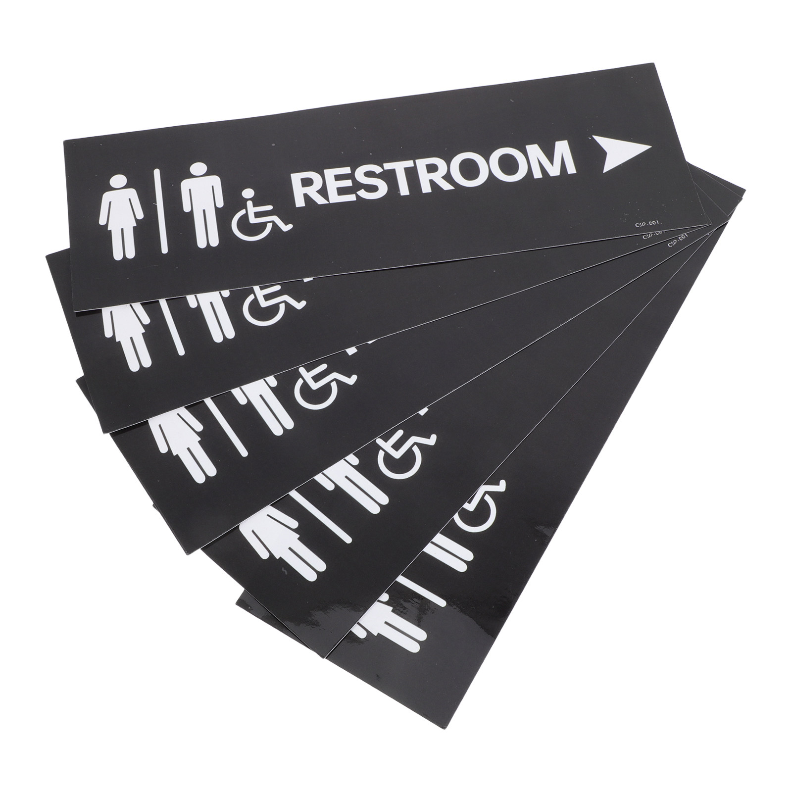 5 قطع من ملصقات أبواب الحمام ذ - مراجعة Home Bathroom Signs وسعره