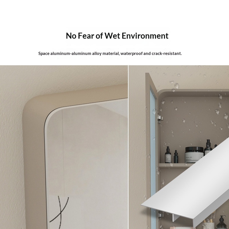مرآة حمام LED مضاءة خلفياً ذكي - مراجعة Bathroom Mirror Led وسعره