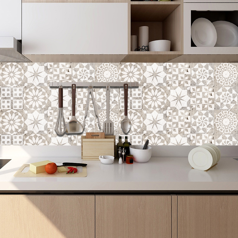 10 قطع من ملصقات الجدران بنمط  - مراجعة Home Bathroom Floor Tiles وسعره