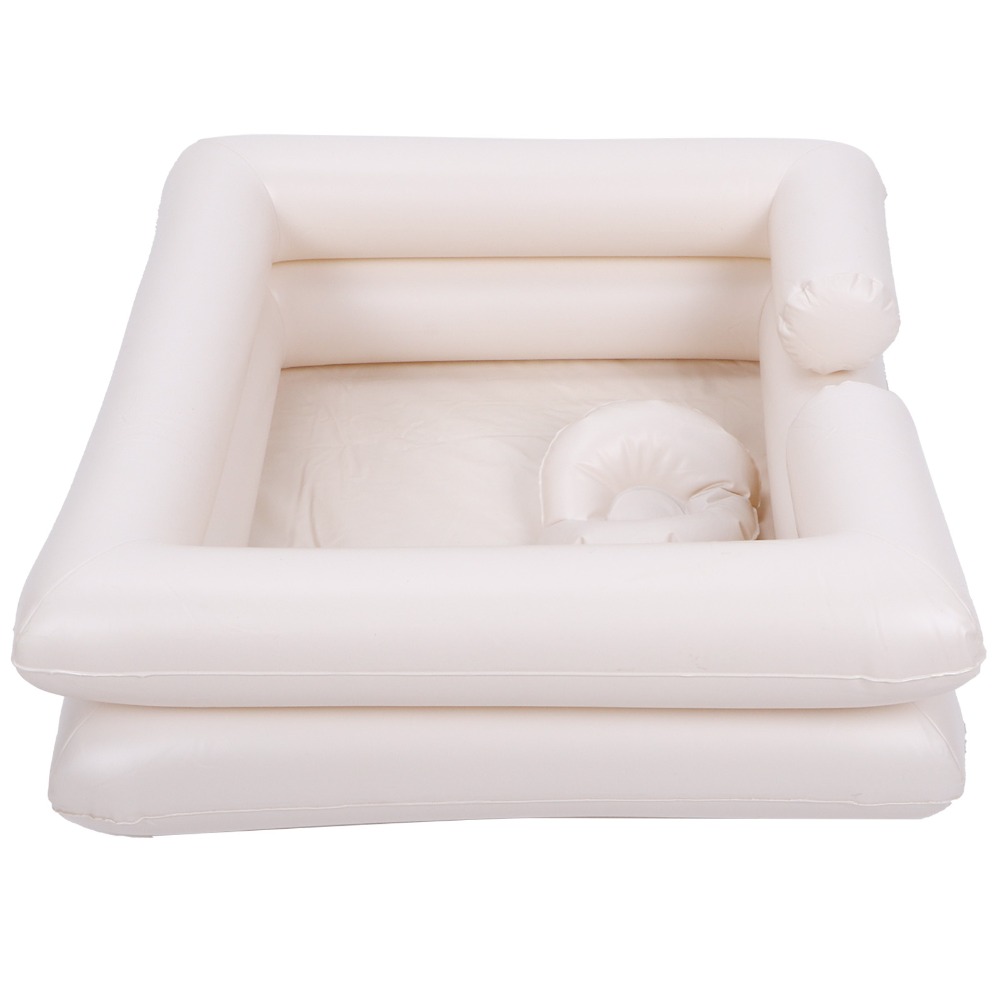 حوض شامبو قابل للنفخ من البولي - مراجعة Bathtub Pillow Inflatable وسعره