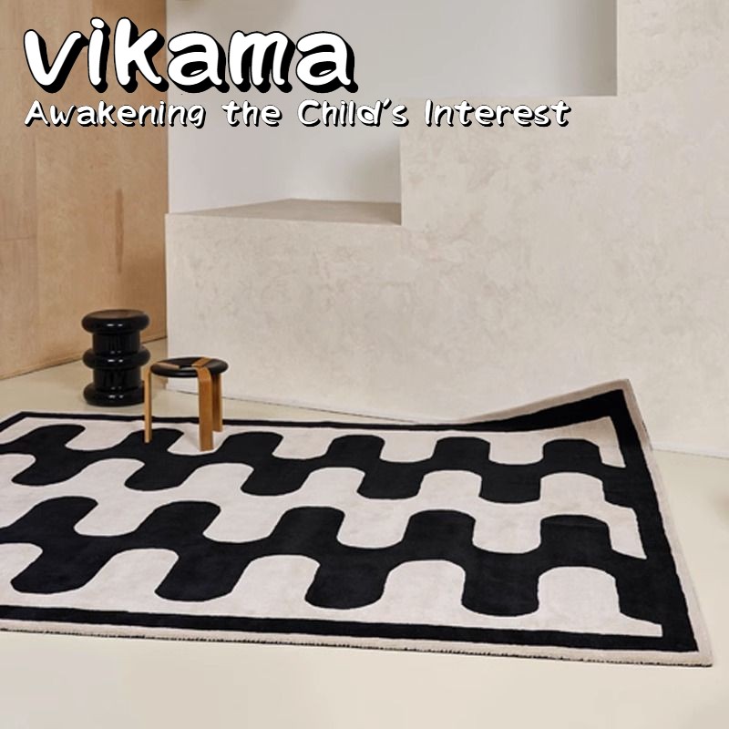 سجادة نشاط VIKAMA بخطوط بسيطة  - مراجعة Home Bathroom Design Simple وسعره